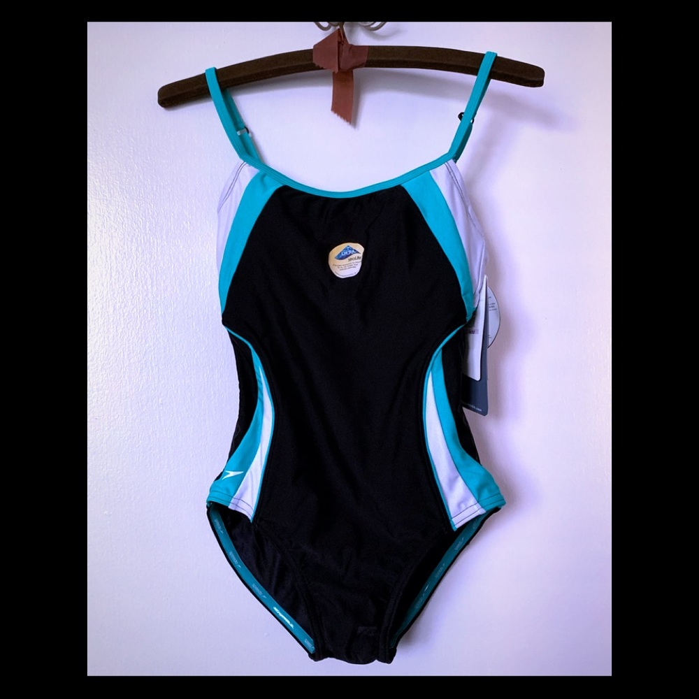 NWT SPEEDO (Size 6/32) Swimming Swimsuit w/ Clip Back